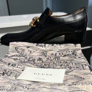 Gucci black leather ice lolly